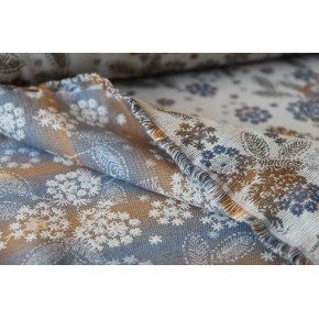 tissu jacquard fleurs - Emilie