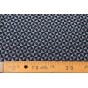 tissu jacquard motif graphique - bleu