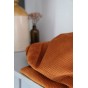 tissu velours - cognac