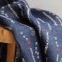 tissu jacquard stella - un chat sur un fil