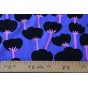 viscose poppies violet - nerida hansen