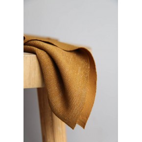 tissu jersey lurex - ocre et doré