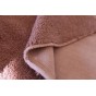 tissu mouton sherpa - rose blush