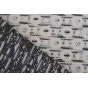 tissu en jacquard gris et lurex