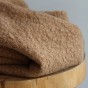 tissu bouclette camel - un chat sur un fil