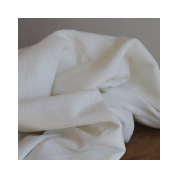 tissu nid d'abeille - jersey coton