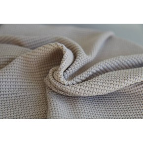 maille tricot au mètre - beige